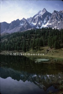 Ceillac, la montée vers le Col Girardin, le lac Miroir, 1983