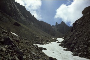la montée vers il colle d'Enchiausa, 1990