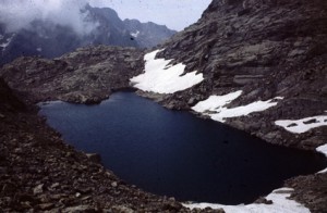 1981, le lac de la Montagnette