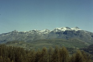 Cime Nègre & le Mont Mounier vus des Atres