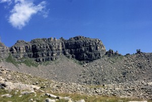 la Roche Trouée, arête Karbrat-Merge (2703m), 1985